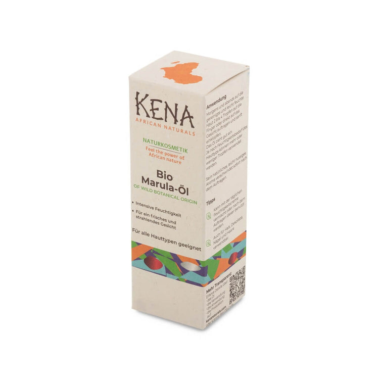 Bio Marulaöl | KENA African Naturals mit Umverpackung aus Zuckerrohrkarton