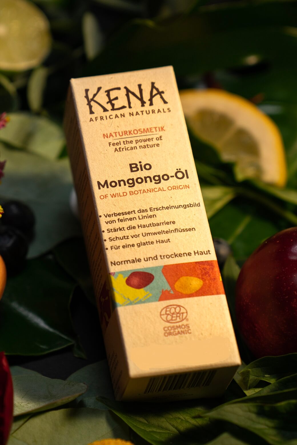 KENA Bio Mongongo-Öl 50 ml Umverpackung aus Zuckrerrohr